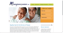 Desktop Screenshot of caregivers4seniors.com